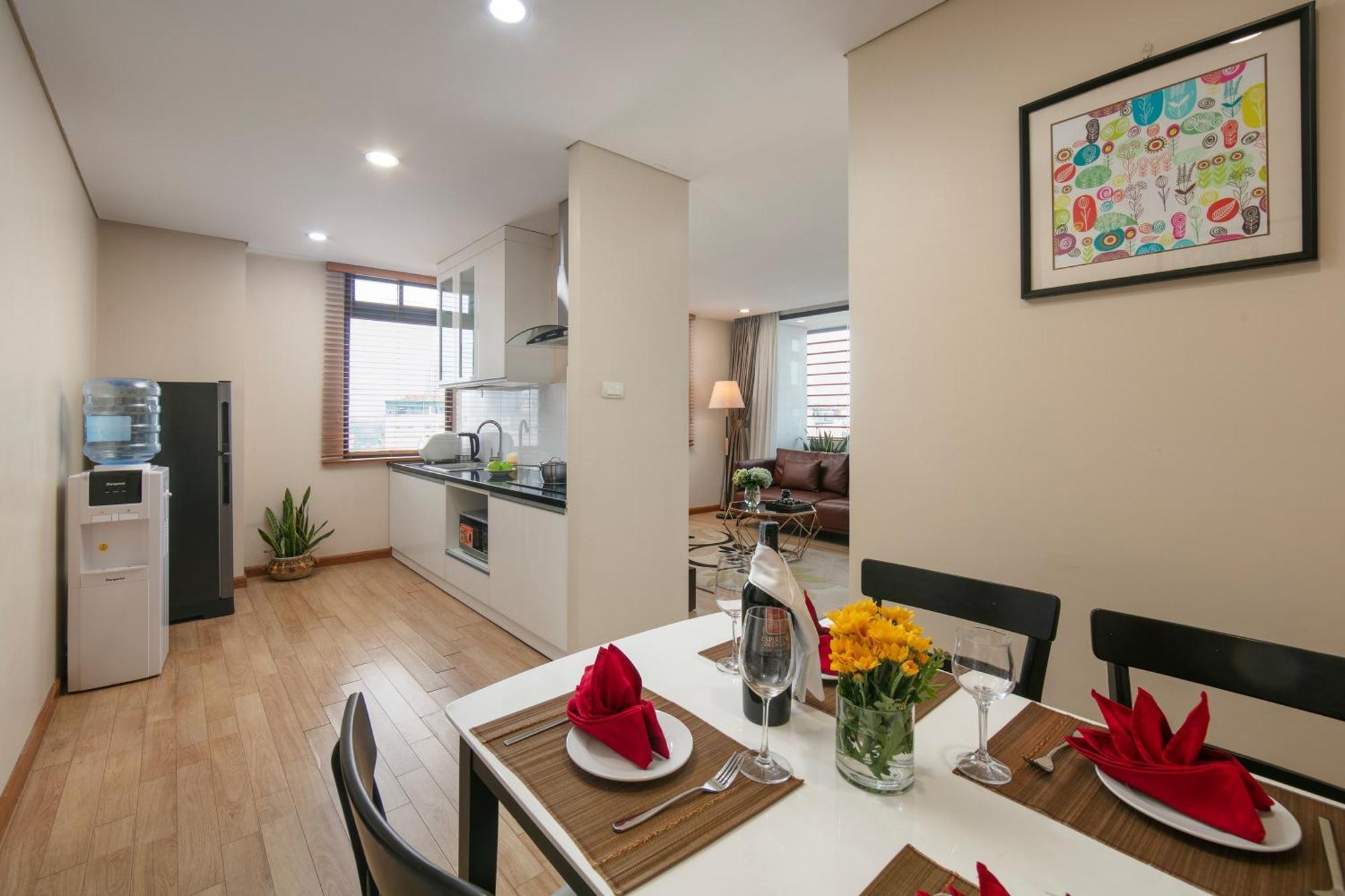 Hb Serviced Apartment - 121B Quan Hoa Hanoi Luaran gambar