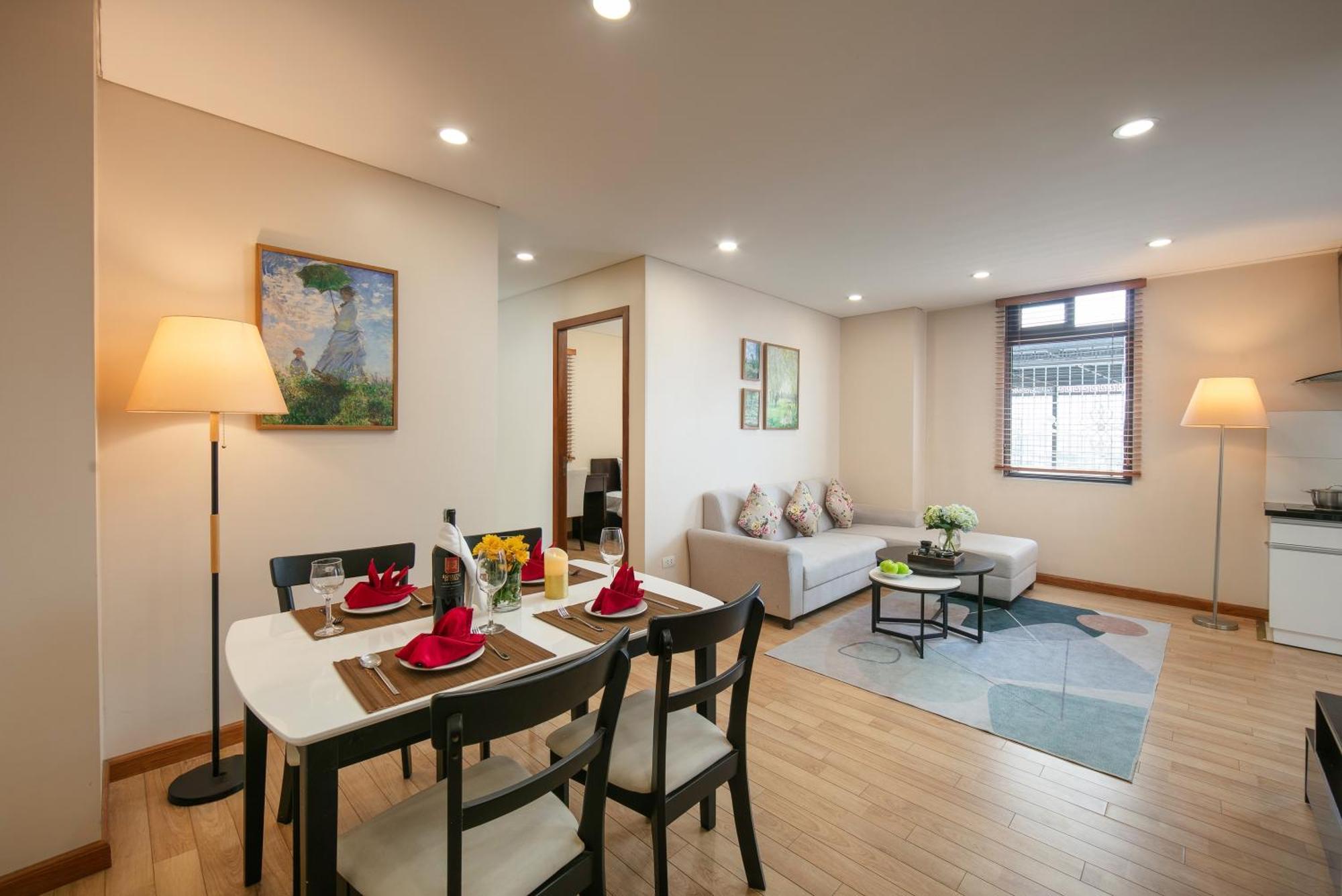Hb Serviced Apartment - 121B Quan Hoa Hanoi Luaran gambar