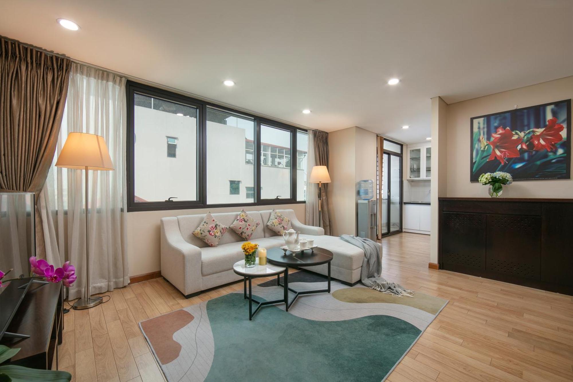 Hb Serviced Apartment - 121B Quan Hoa Hanoi Luaran gambar