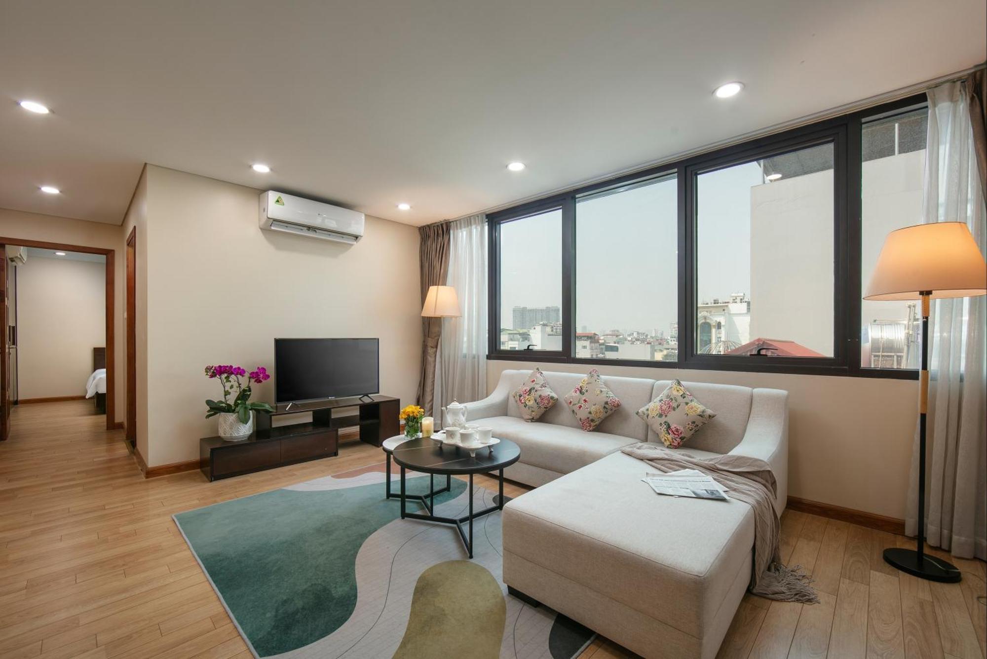 Hb Serviced Apartment - 121B Quan Hoa Hanoi Luaran gambar