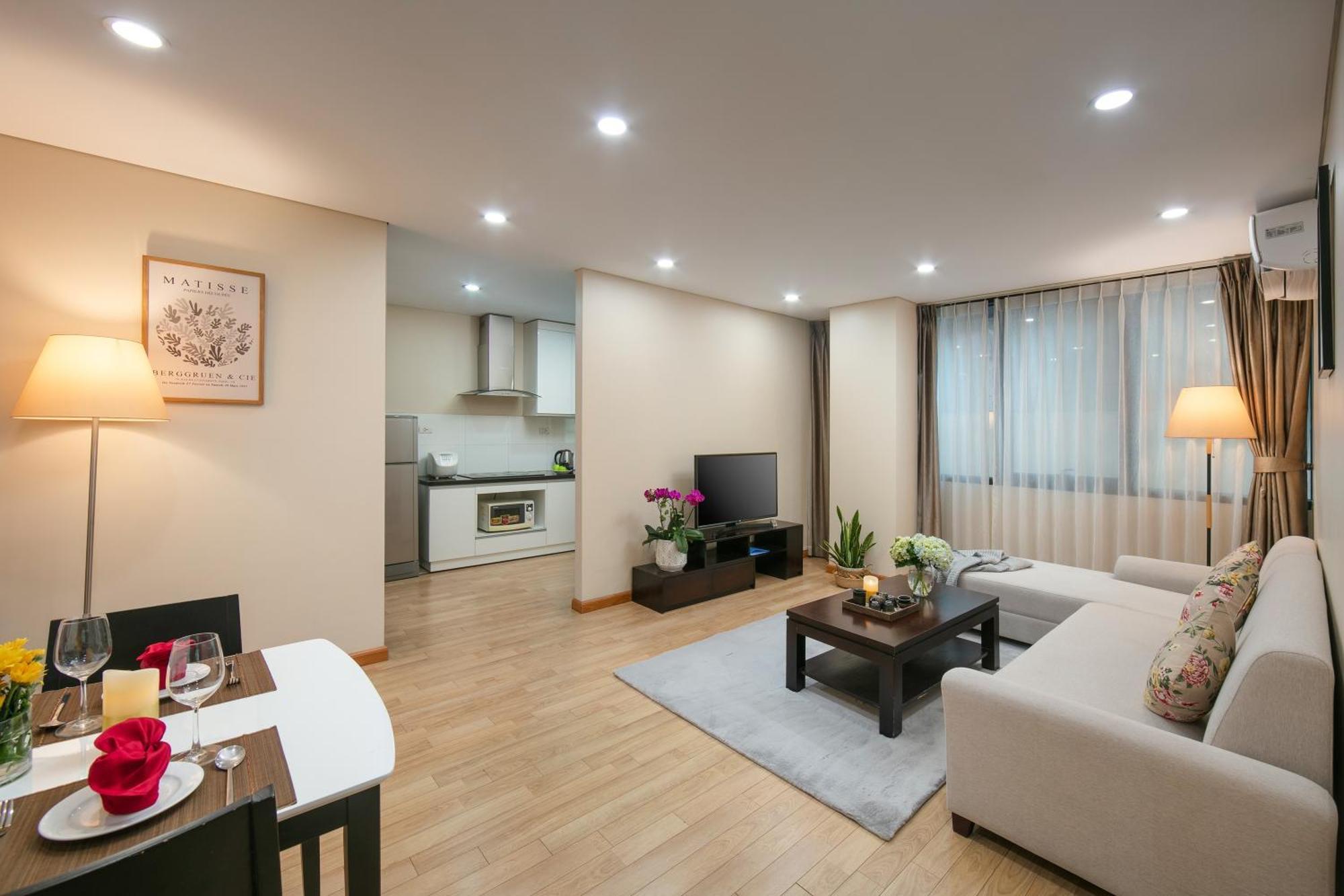 Hb Serviced Apartment - 121B Quan Hoa Hanoi Luaran gambar