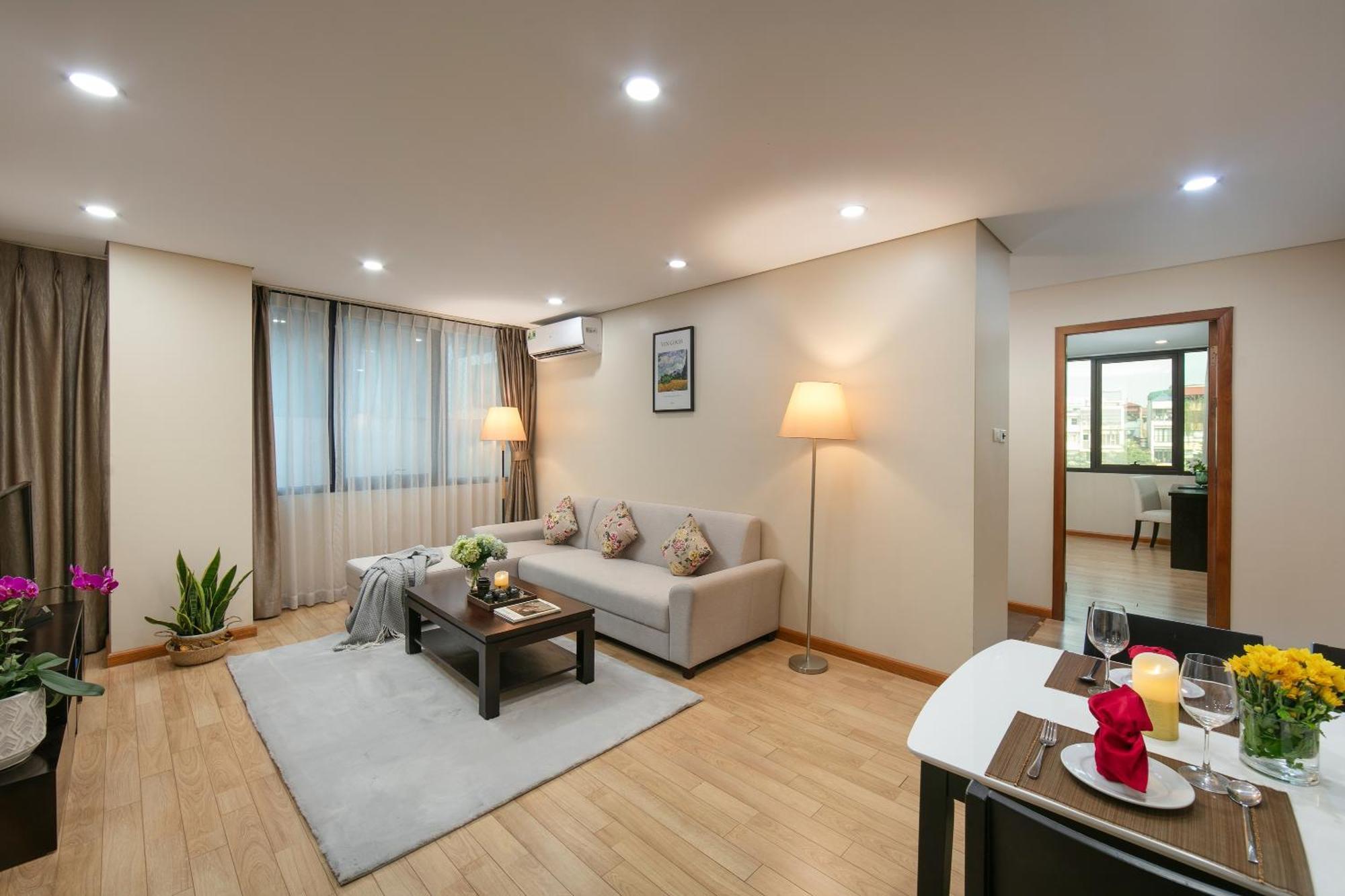 Hb Serviced Apartment - 121B Quan Hoa Hanoi Luaran gambar